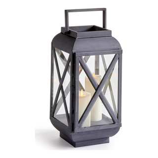 Safavieh Lirio Outdoor Lantern Set of 2 - Black