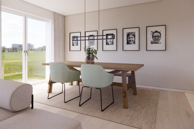 Offenes Skandinavisches Esszimmer