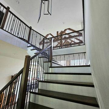 Project #109 | U-Shaped Stairs in Countryside Retreat