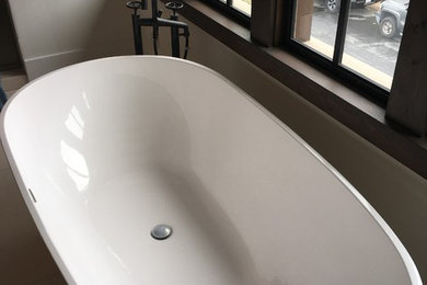 Bathroom - transitional bathroom idea in Orange County