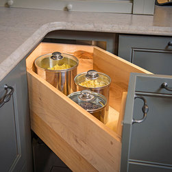 2 Drawer Corner Base Cabinet - Kitchen Cabinetry