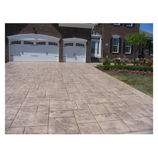 Stamped Concrete - Traditional - Landscape - Columbus - by King ...