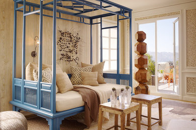 Inspiration for a tropical living room remodel in San Francisco