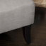 GDF Studio Mariana Fabric Settee, Gray