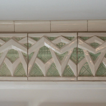 Deco Dart Cornice created for bath remodel