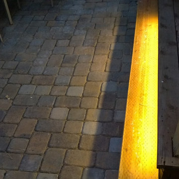 Mountain Rustic Patio Lighting - Under Step LED