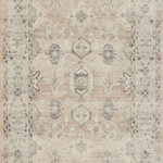 Loloi II - Loloi II Hathaway Printed Java / Multi Area Rug, 2'-6" X 7'-6" - With all the grace and gravitas of an antique rug, our printed Hathaway rug offers old world style with an inspired, ethereal color palette of pearly grey, bone and faded brick. Perfect for today's busy lifestyles, the classic all-over medallion design is as timeless as the tough stain resistant construction is timely.