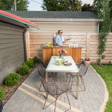 tiny side patio