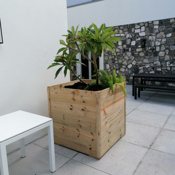 Custom Made Planters and Landscape