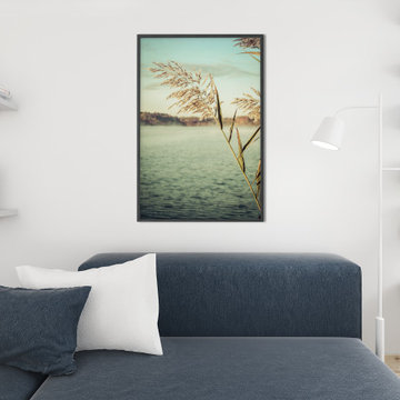 Golden Dreams Botanical Nature Wall Art Print