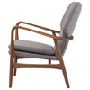 Patrik Lounge Chair by Nuevo Living, Medium Grey Tween