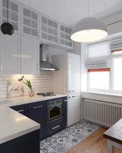 Плитка для кухни и ванной комнаты в стиле пэчворк