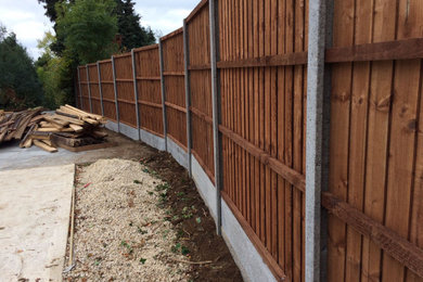 Fencing installation completed in Stamford Lincs