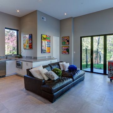MBIA Custom Builder Award 2016 SILVER AWARD - Custom Contemporary Teen Lounge