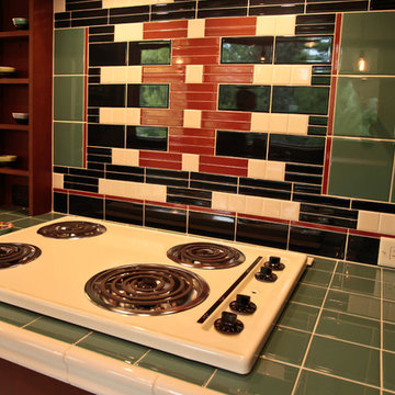 Retro Kitchen and Bathroom Remodel