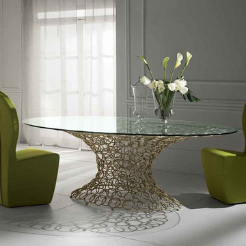 Allegra Vineyard Wrought Iron Dining Table