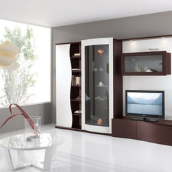 Modern Contemporary Entertainment Center Spar Avana 110 - $5,888.00 - Products