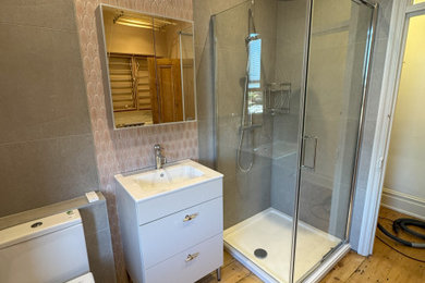 Design ideas for a contemporary bathroom in Dorset.