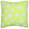 Ava Green Throw Pillow