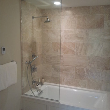 Frameless Sliding Splash Guards