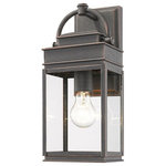 ArtCraft - ArtCraft AC8220OB Fulton - 13.5" One Light Outdoor Wall Mount - The "Fulton Collection" of exterior lanterns can lend itself to many surroundings from traditional to transitional. Finished in black with clear glassware. (also available in oil rubbed bronze and other sizes)  Shade Included: TRUE  Dimable: TRUE  Warranty: Limited Lifetime Warranty  Room Type: Outdoor/ExteriorFulton 13.5" One Light Outdoor Wall Lantern Oil Rubbed Bronze Clear Glass *UL: Suitable for wet locations*Energy Star Qualified: n/a  *ADA Certified: n/a  *Number of Lights: Lamp: 1-*Wattage:60w Medium Base bulb(s) *Bulb Included:No *Bulb Type:Medium Base *Finish Type:Oil Rubbed Bronze