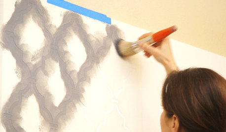 Houzz TV: How to Stencil a Wall