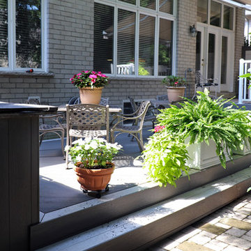 Composite Deck and Outdoor Kitchen in Thornhill
