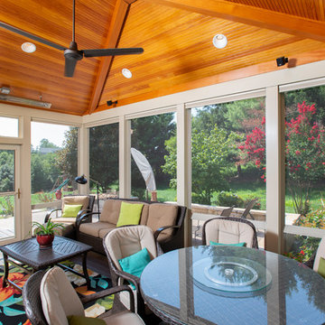 Hybrid Eze-Breeze Sunroom with Infrared Heaters