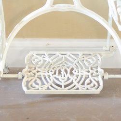 Vintage Console Table with White Base - Console Tables
