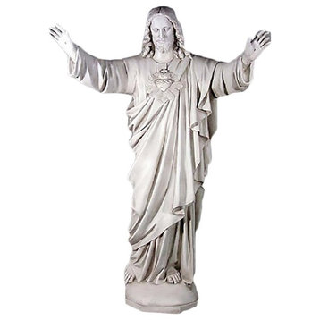 Jesus Sacred Heart Blessng 60"H, Large Religious