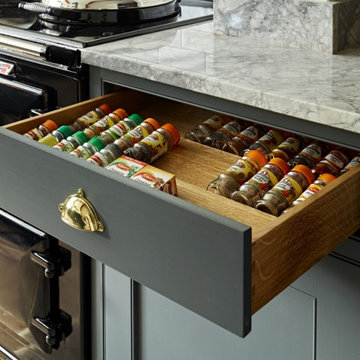 Solid Oak Spice Drawer