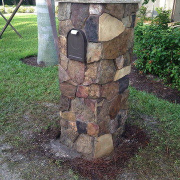 Natural Stone Veneer, Sanibel House