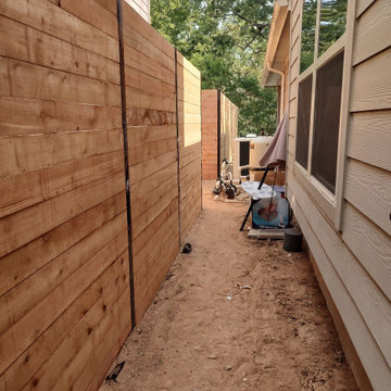 Wooden Fence | Horizontal Cedar Wood Fences