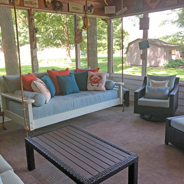 Beachy Sunbrella sunroom update