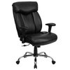 MFO 400 lb. Capacity Big & Tall Leather Office Chair with Arms