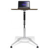 201 Series Height Adjustable WorkPad Table in Walnut