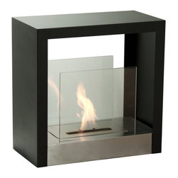 Tectum S Bio Ethanol Freestanding Fireplace - Indoor Fireplaces