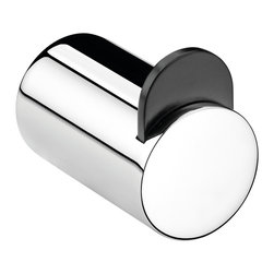 Secret Bath. Robe hook. Chrome-Black. Giselle collection - Robe & Towel Hooks