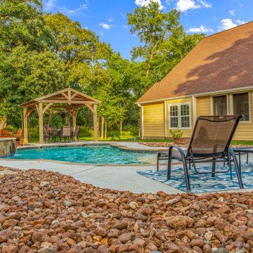 Outdoor Living: fire pits, fireplaces, grills, pergolas and pools!