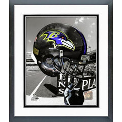 Baltimore Ravens Helmet Watercolor Art Canvas Print / Canvas Art