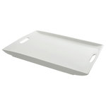 10 Strawberry Street - Whittier Rectangular Platter With Handles 20" - Whittier Serving Piece : Oversized or understated, our array of dynamic serving pieces will introduce any spread with style and charm.