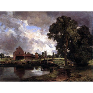 John Constable Dedham Lock and Mill Wall Decal