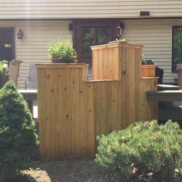 Backyard Cedar Planters