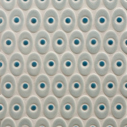 Tilt Alexander Oval Blue Note Blend - Mosaic Tile