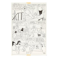Samm "Jughead" Schwartz, Jughead "Strings Attached" #197 pg 6, Ink Drawing