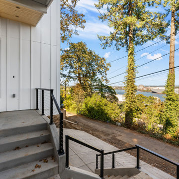 NW Portland West Hills Custom Home Entry