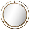 24"D Deluxe Round Mirror, Golden