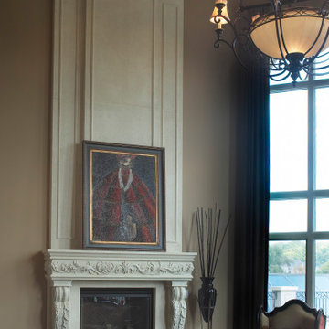 Mantels with overmantels by Omega Mantels