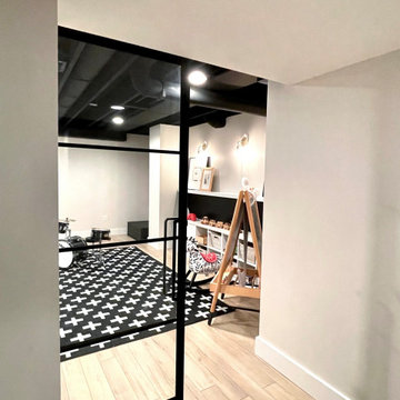 New Town St Charles Mo-Modern Play Kids Lower Level [Abode Magazine feature]