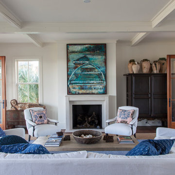 Sullivans Island Home with Great Outdoor Living Spaces - Living Room